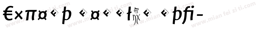 Expert Regular otf字体转换